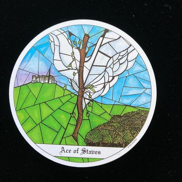 The Tarot of the Cloisters Unique round tarot cards with a mosaic design style - Picture 2 of 9